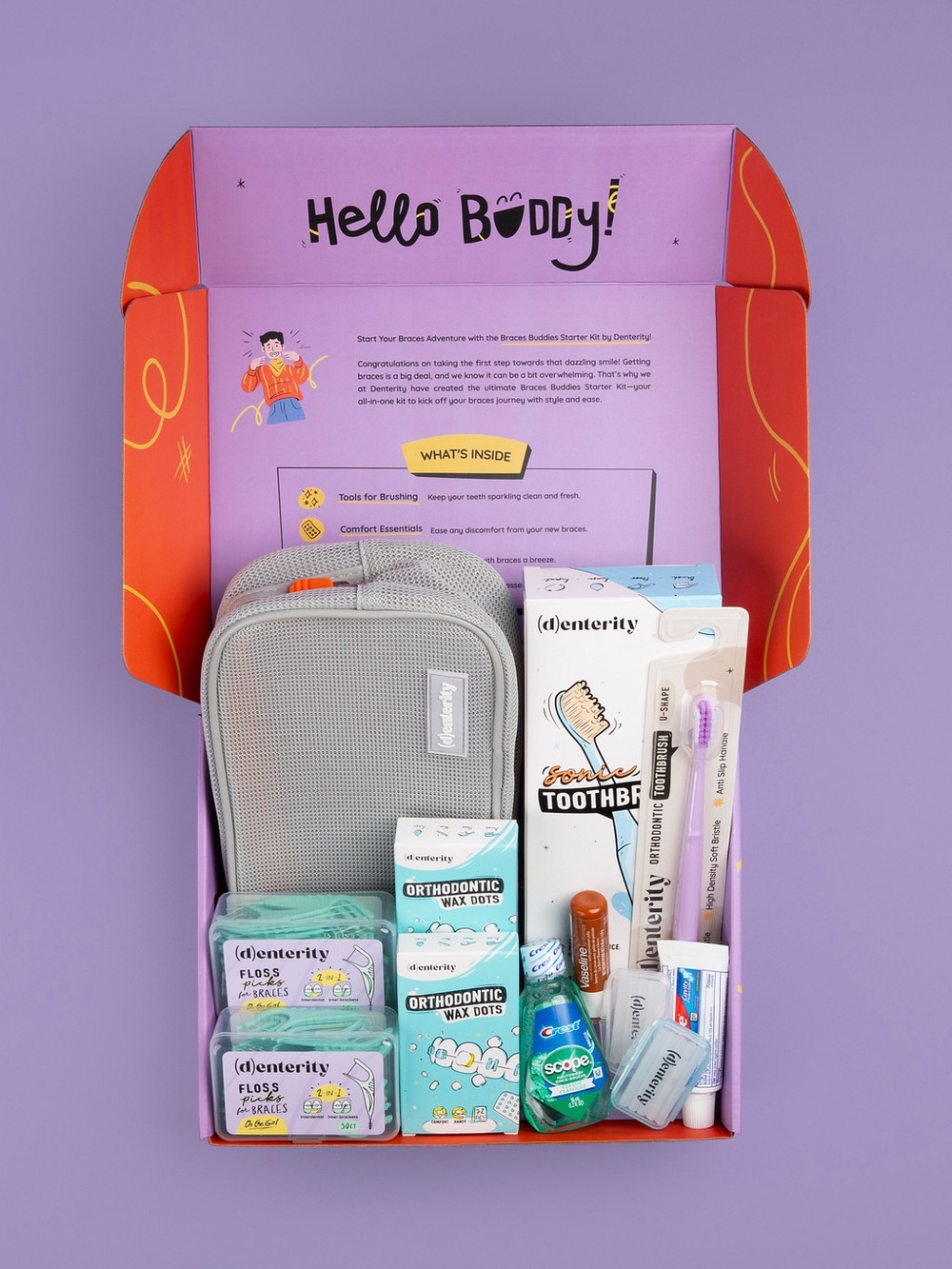 Denterity Braces Buddies Starter Kit 🦷✨